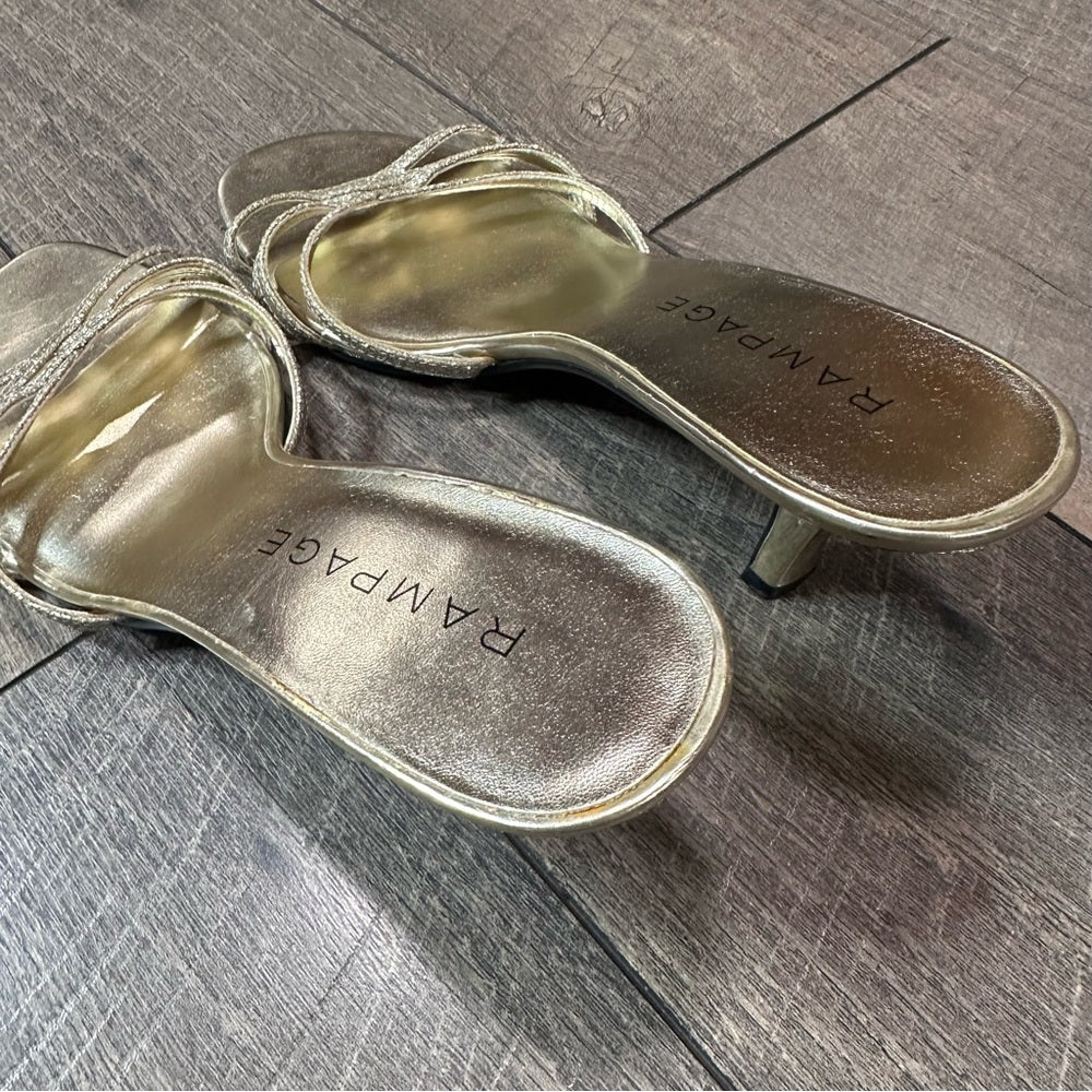 Rampage Gold Heels