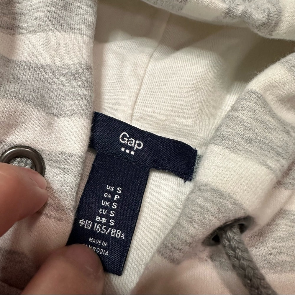 Gap Striped Hooded Zip Up