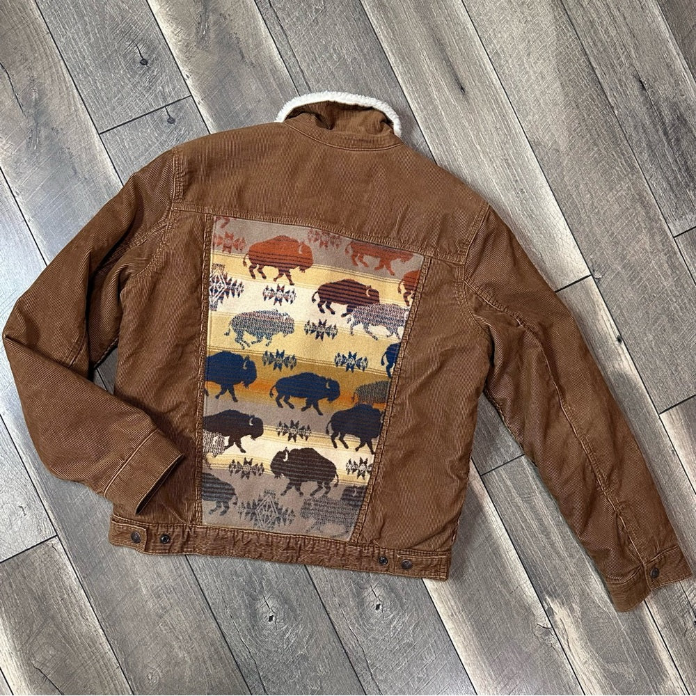 Gap Corduroy Bison Sherpa Lined Jacket
