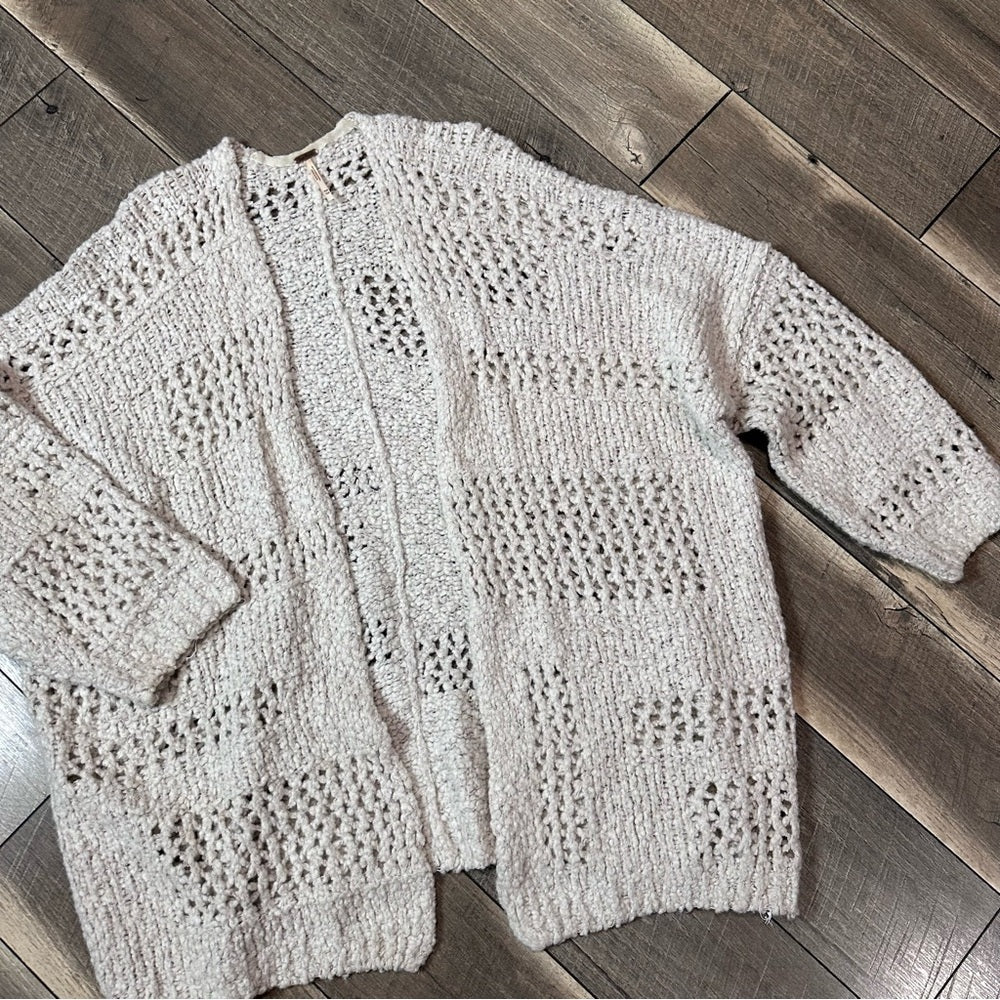 Free People Oversized Chunky Knit Cardigan
