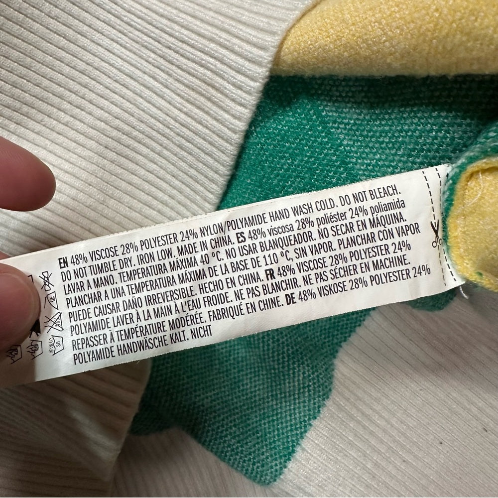 English Factory Multicolor Button Down Sweater