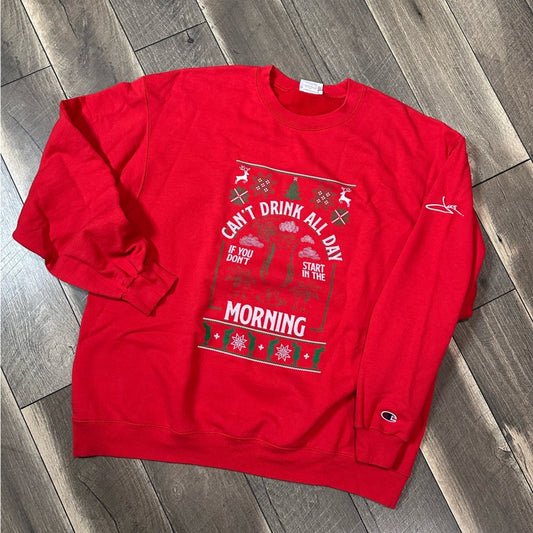 Champion x Barstool Sports Christmas Crewneck