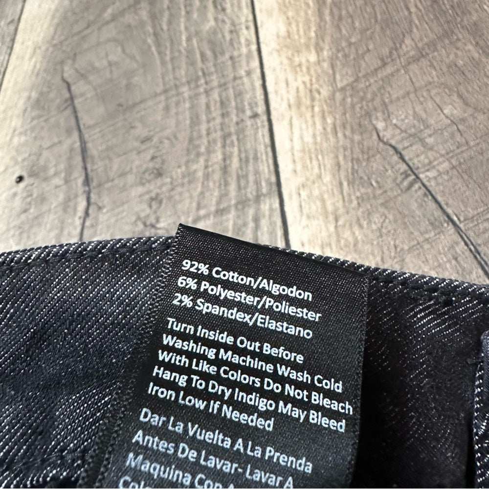 Risen Hi Rise Frayed Hem Ankle Flare Jeans