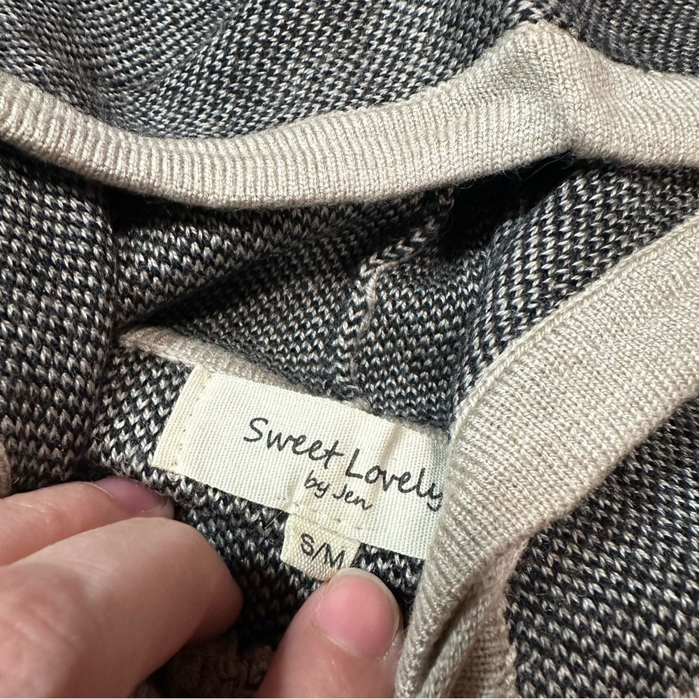 Sweet Lovely by Jen Hooded Cozy & Stretchy Sweater