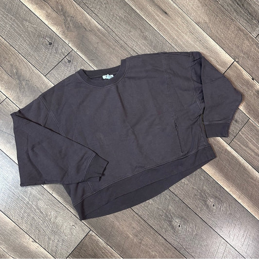 Flx Crop Pullover Sweatshirt