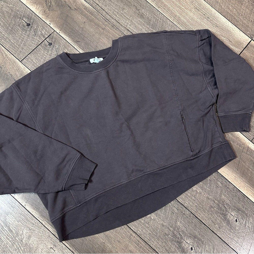 Flx Crop Pullover Sweatshirt