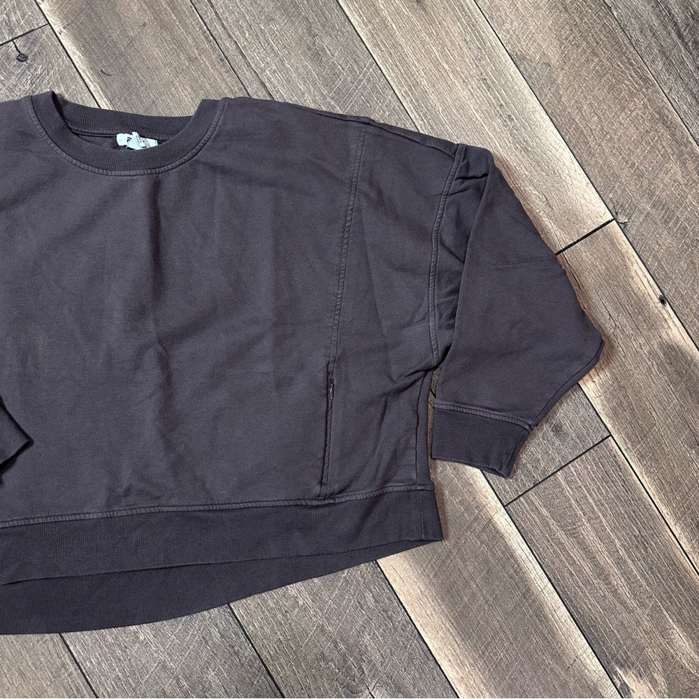 Flx Crop Pullover Sweatshirt