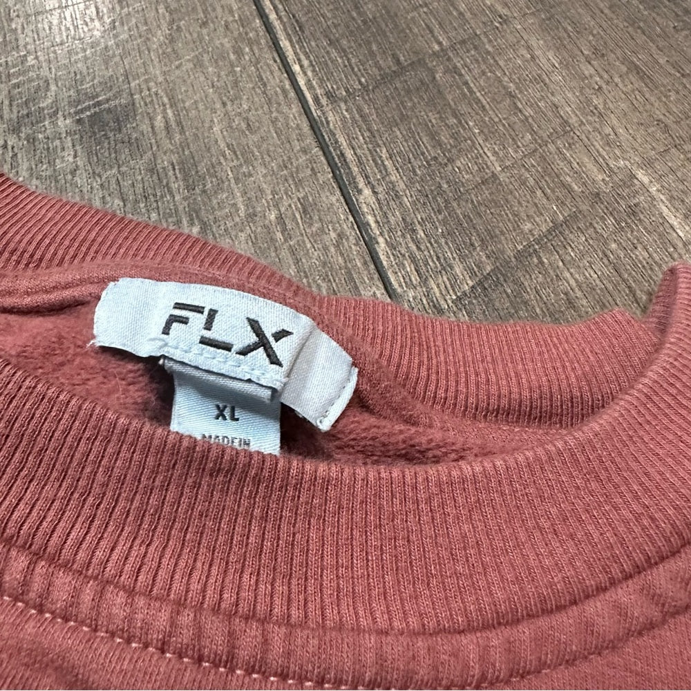Flx Mauve Crop Pullover Sweatshirt