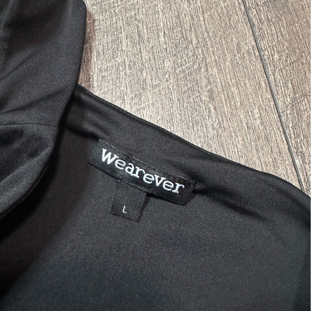 Wearever Black Silky Soft Bodysuit