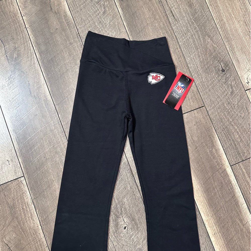 NFL Kancan City Chiefs Crossover Waist Yoga Pants