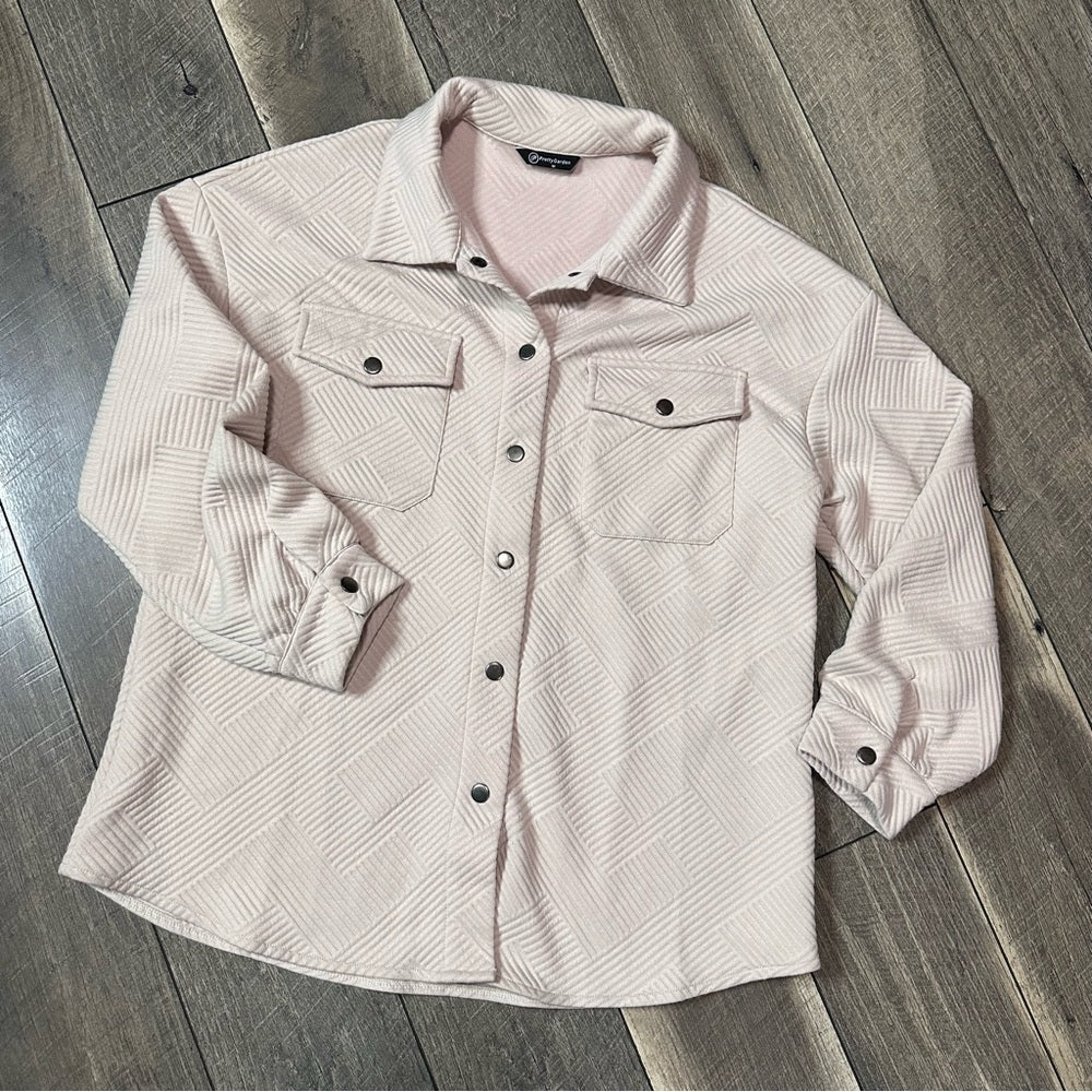 Pretty Garden Button Down Shacket