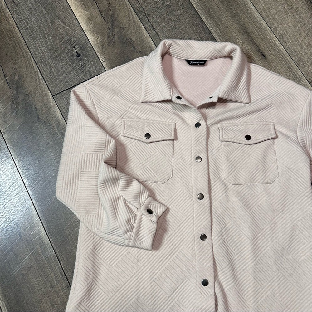 Pretty Garden Button Down Shacket