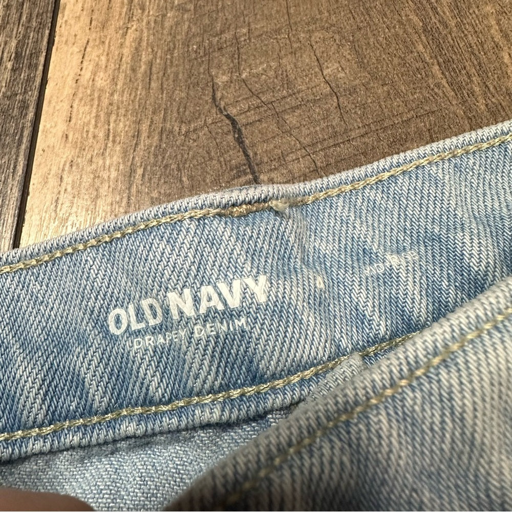 Old Navy Mid Rise Denim Skirt