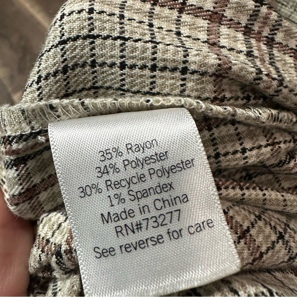 So Plaid Tie Waist Pants