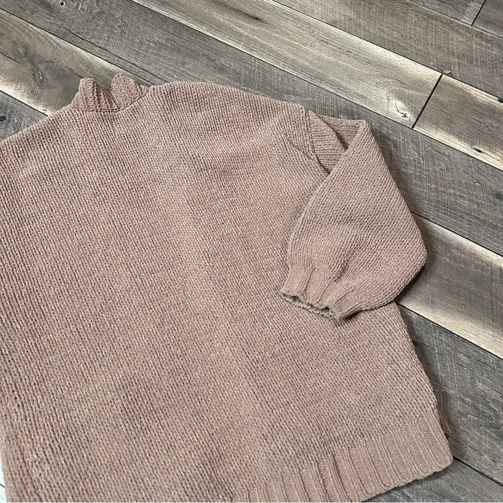 American Eagle Knit Brown Open Caridgan