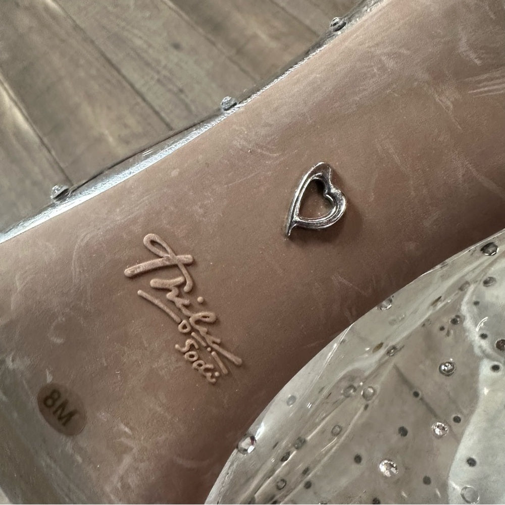 Thaila Sodi Rubii Vinyl Rhinestone Studded Booties