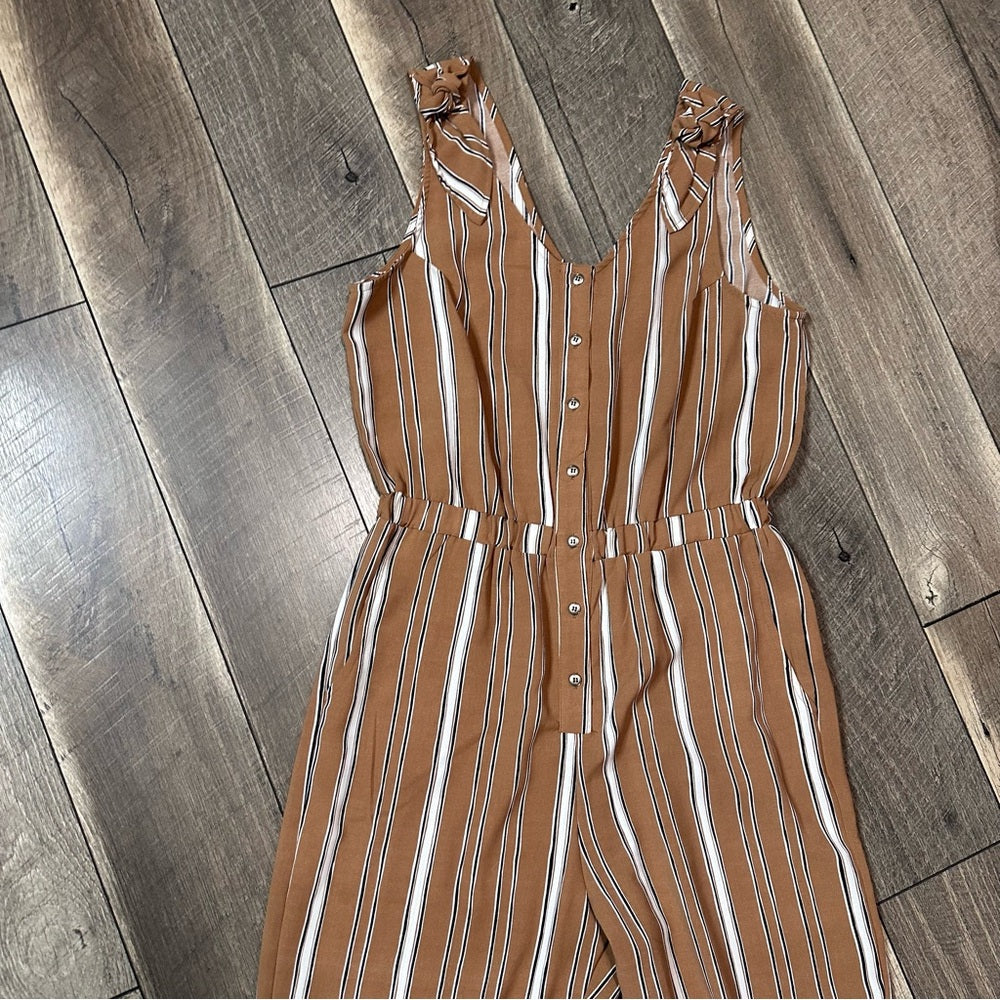 Carly Jean Striped Jumpsuit
