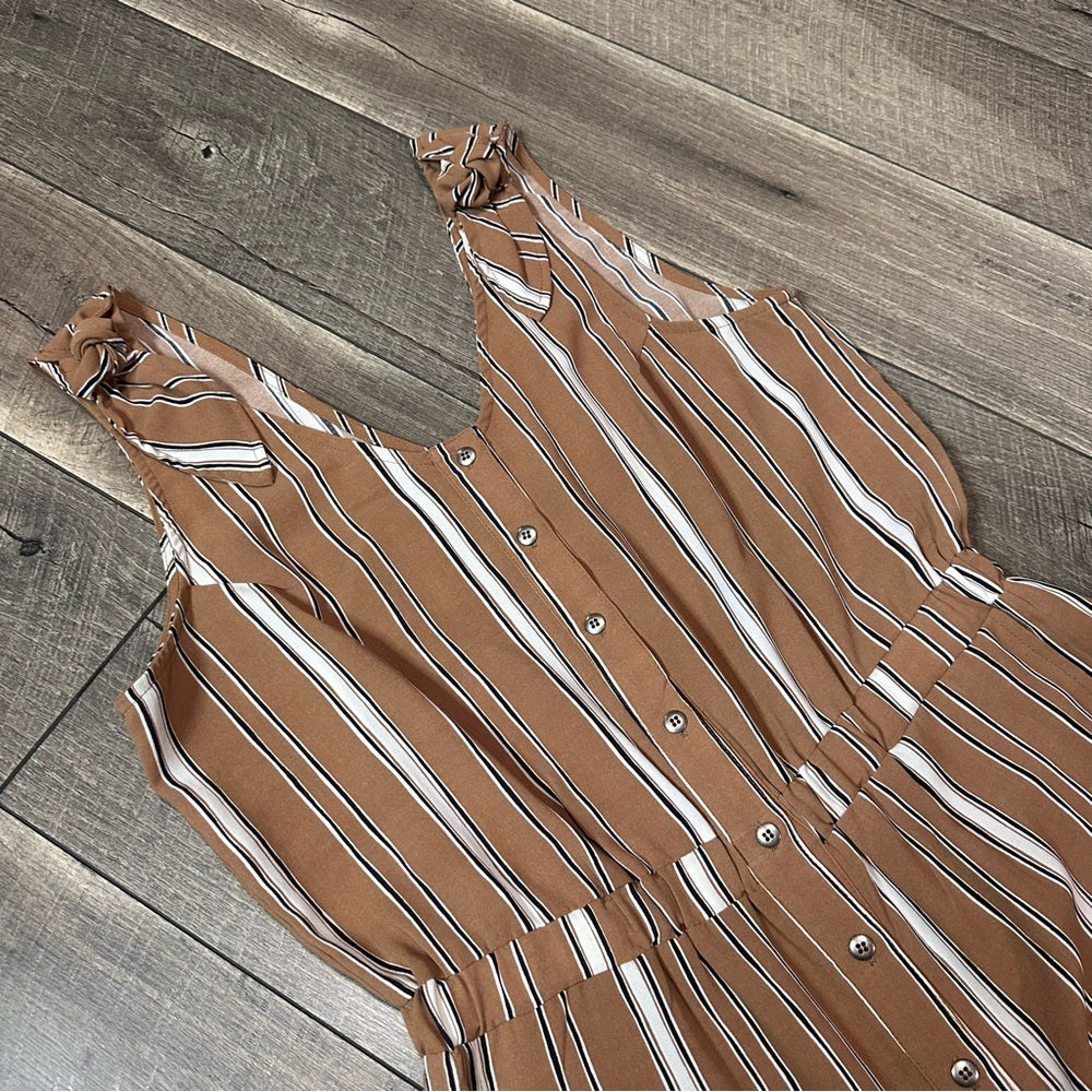 Carly Jean Striped Jumpsuit