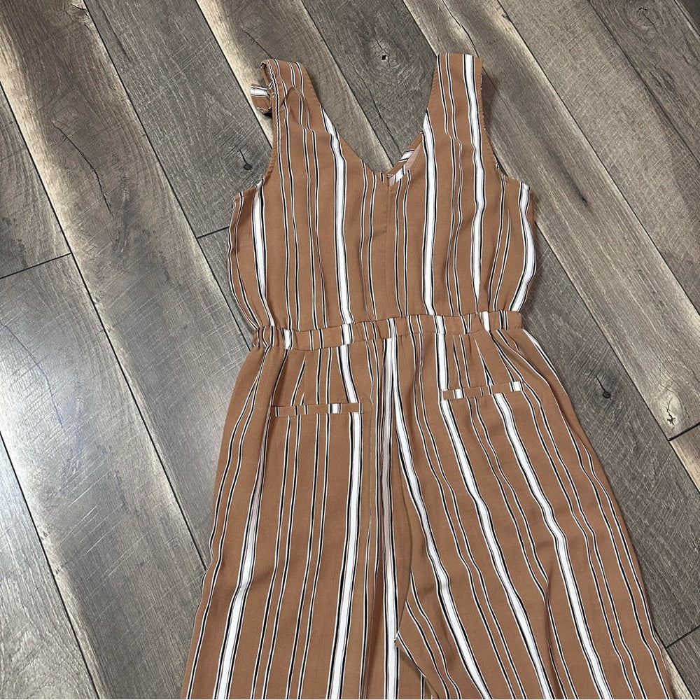 Carly Jean Striped Jumpsuit