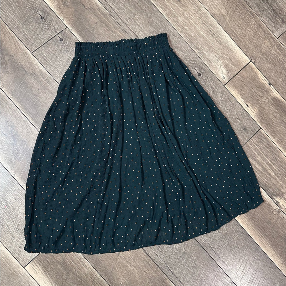 Polagram Lined Polka Dot Skirt