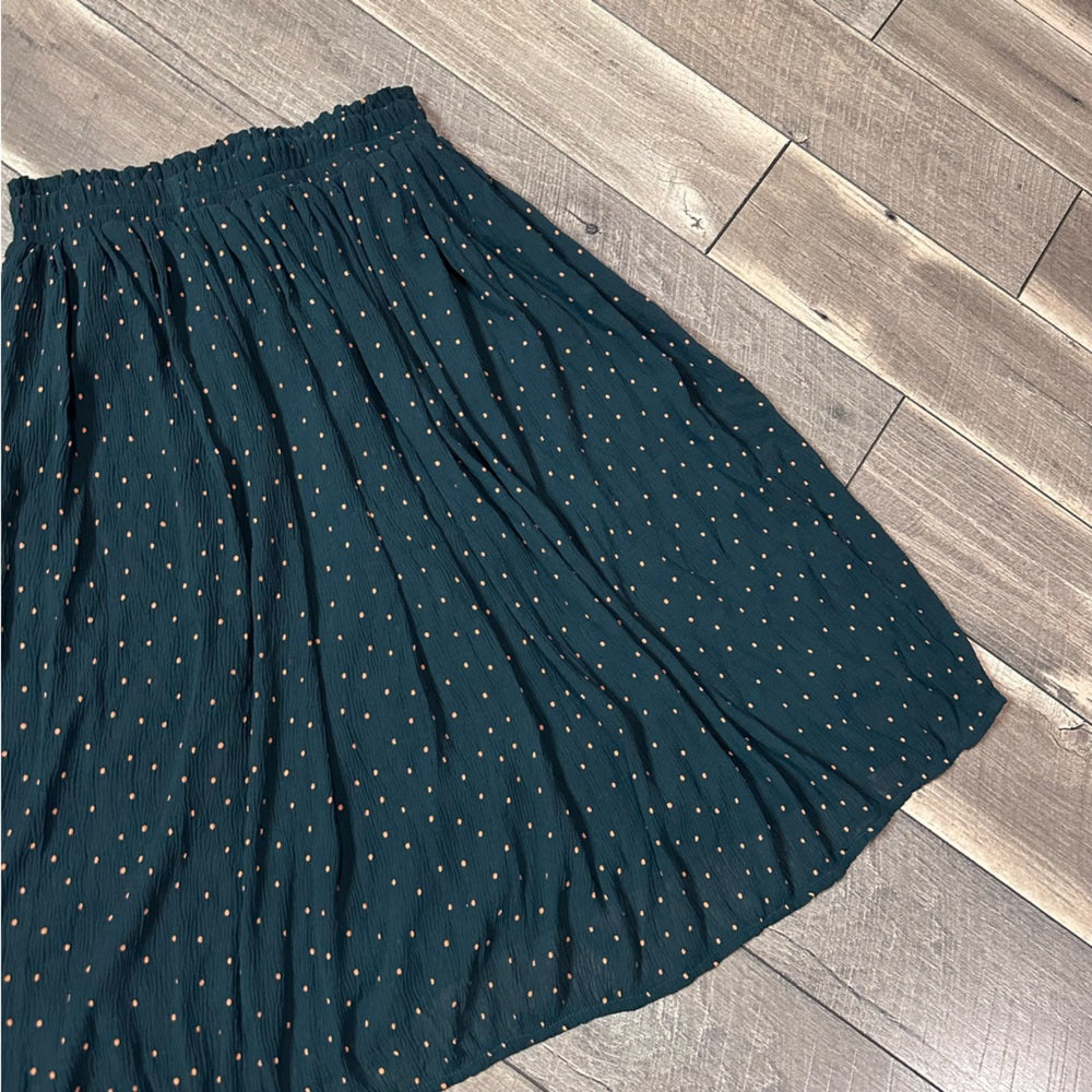 Polagram Lined Polka Dot Skirt