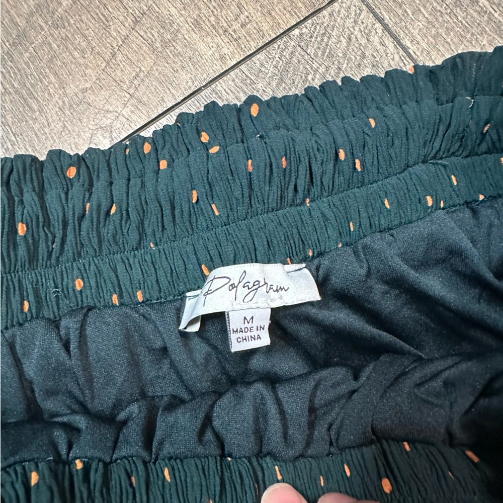 Polagram Lined Polka Dot Skirt