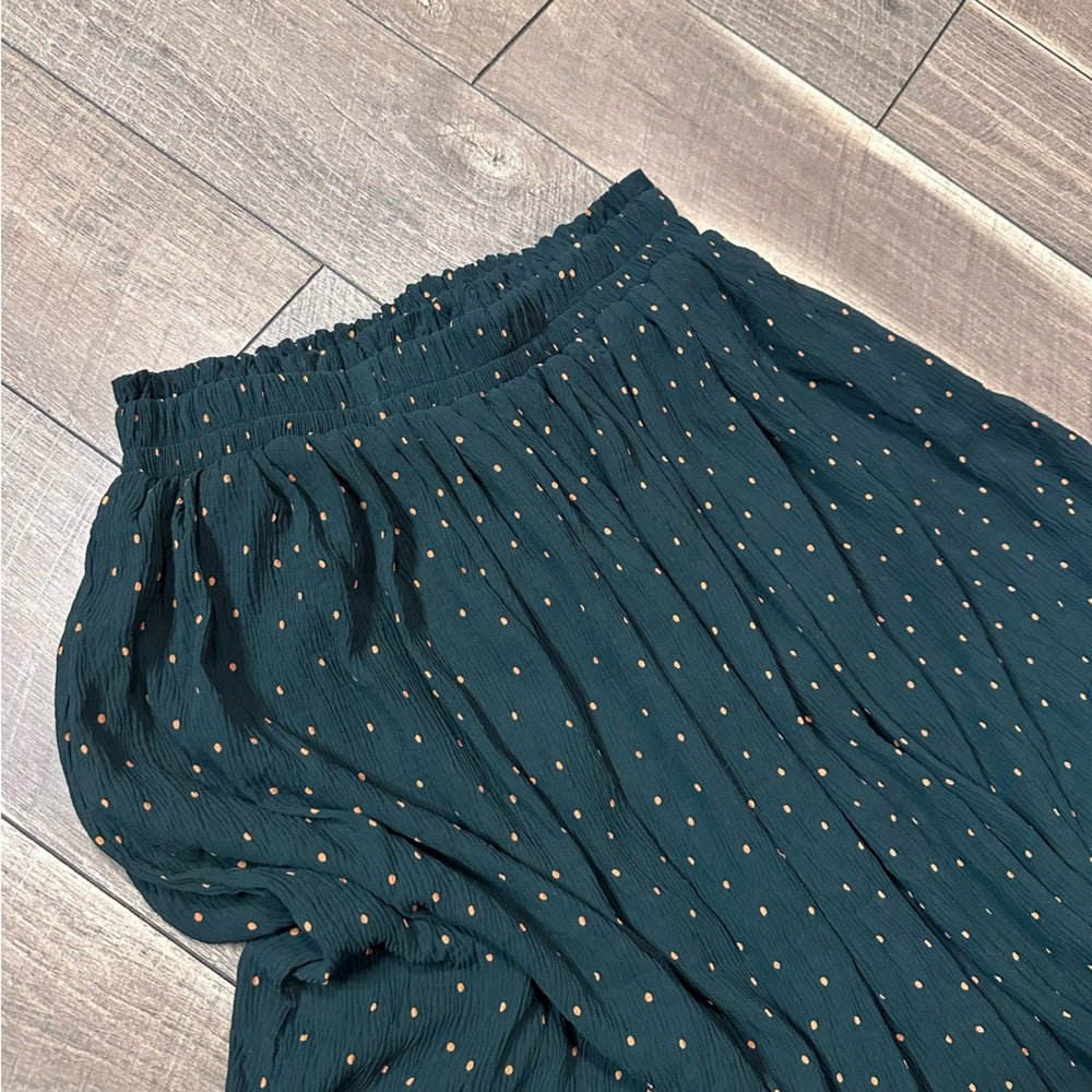 Polagram Lined Polka Dot Skirt