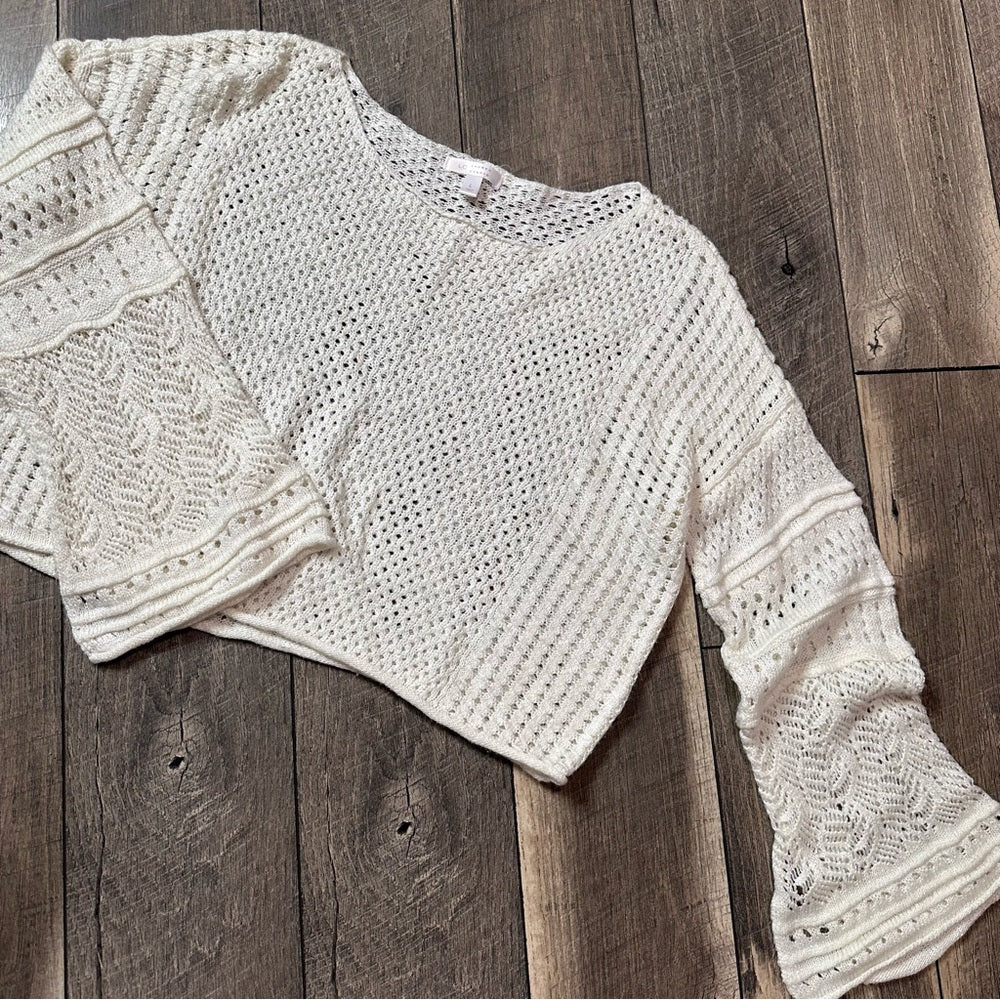 Lauren Conrad Knit Crop Sweater