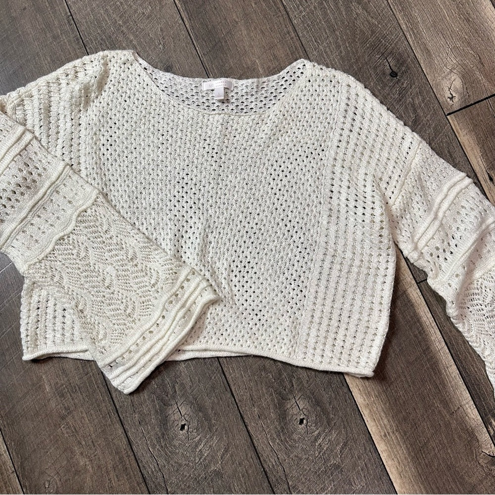 Lauren Conrad Knit Crop Sweater