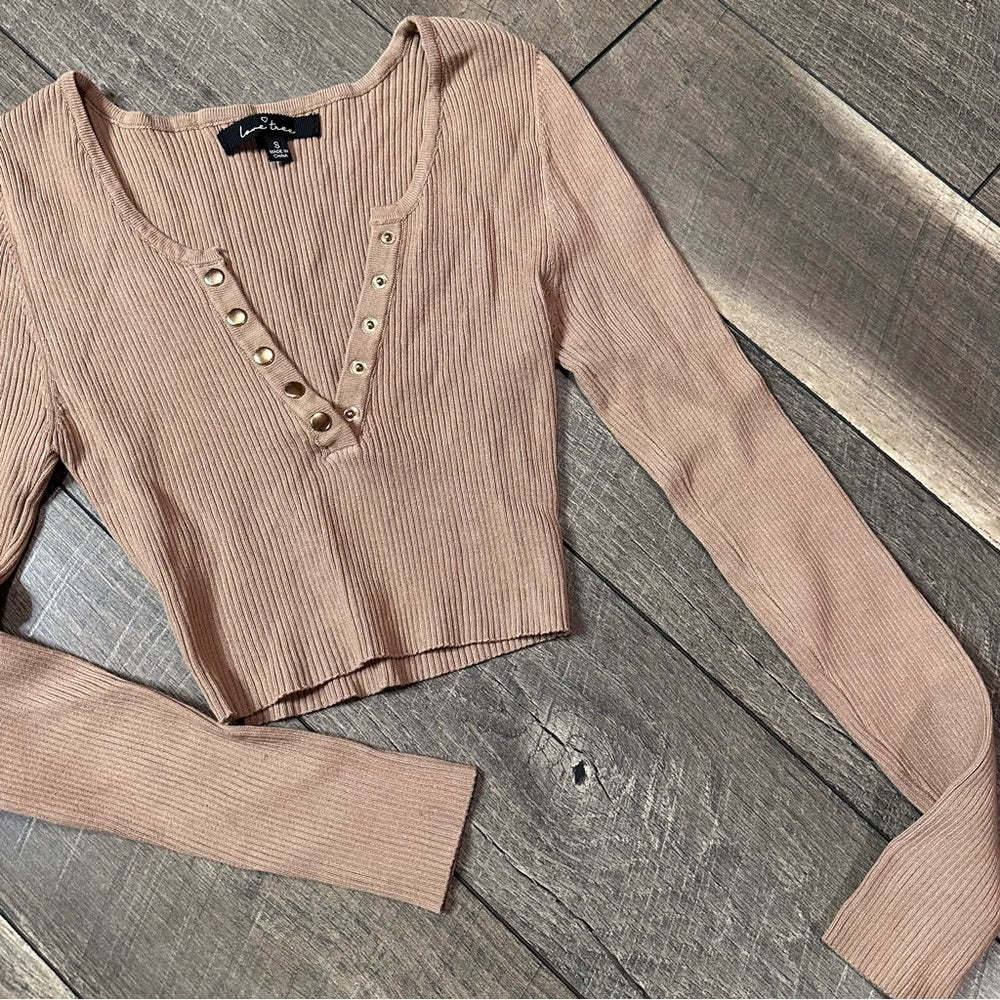 Love Tree Crop Long Sleeve