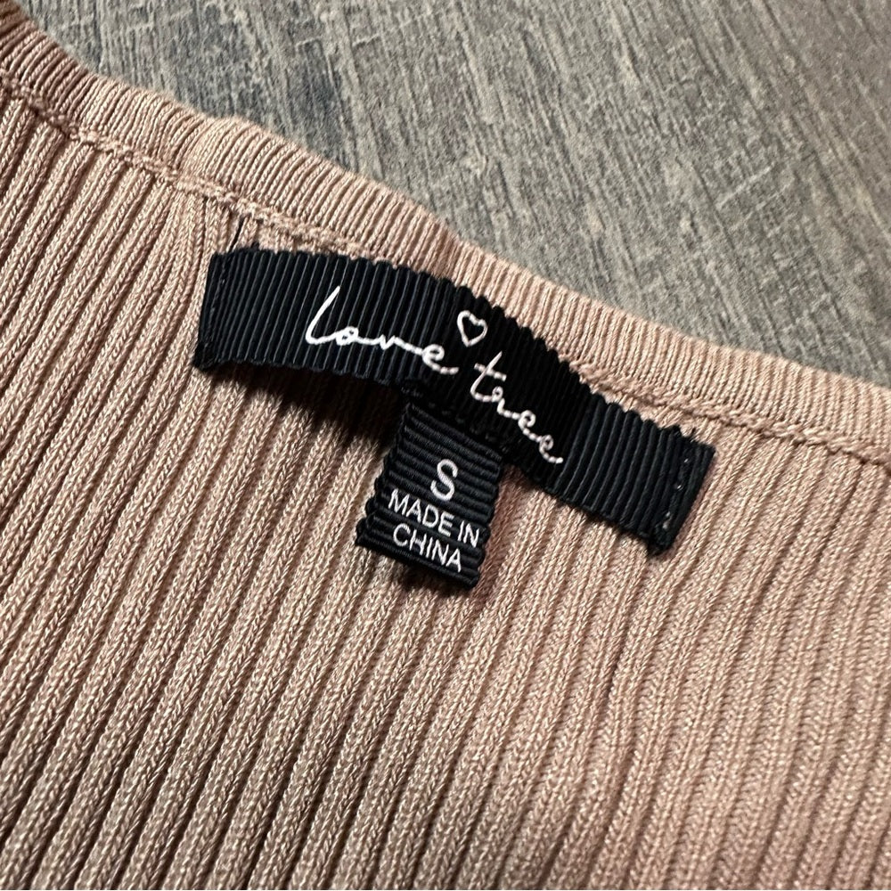 Love Tree Crop Long Sleeve