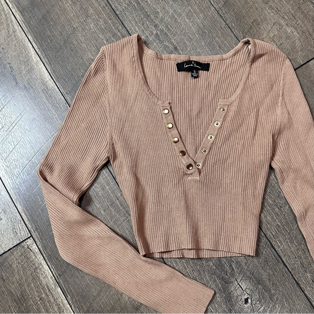 Love Tree Crop Long Sleeve