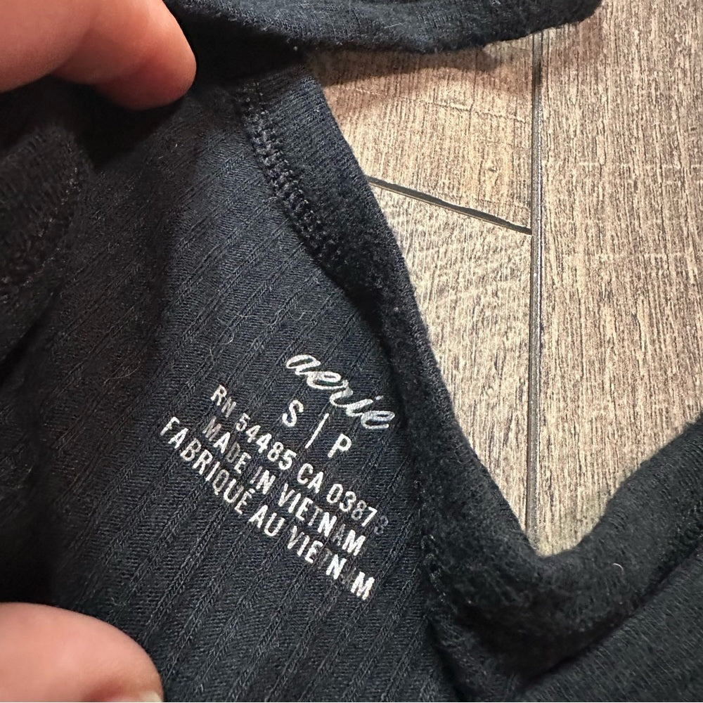Aerie Black Buttery Soft Tank Top