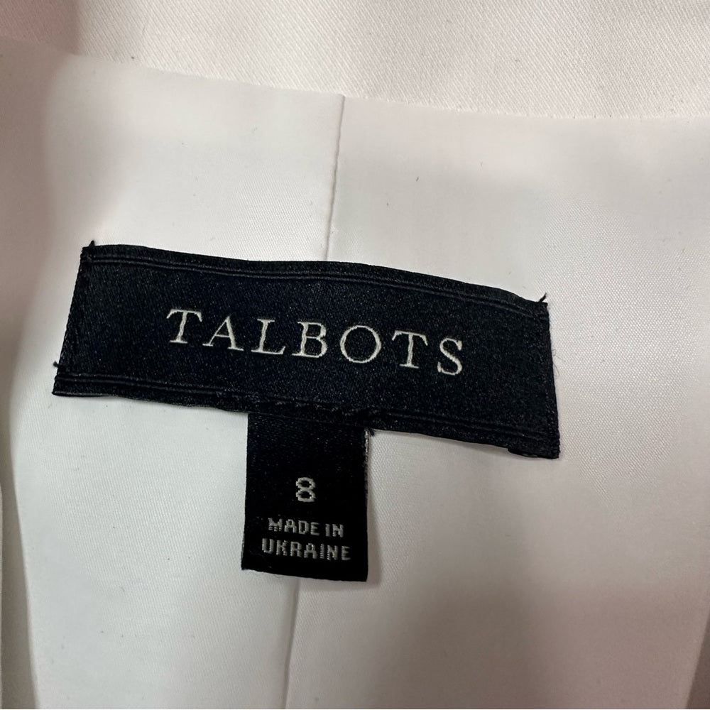 Talbots White Blazer