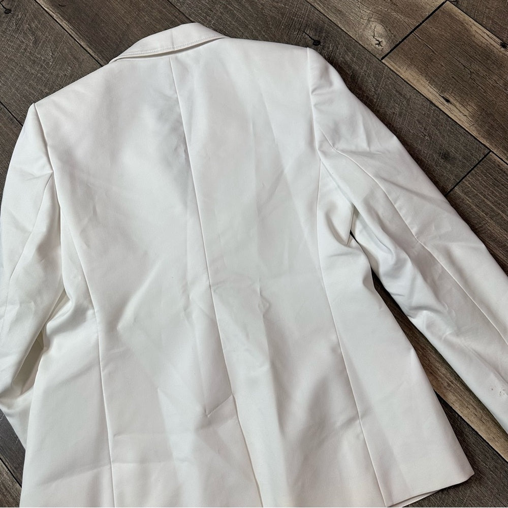 Talbots White Blazer