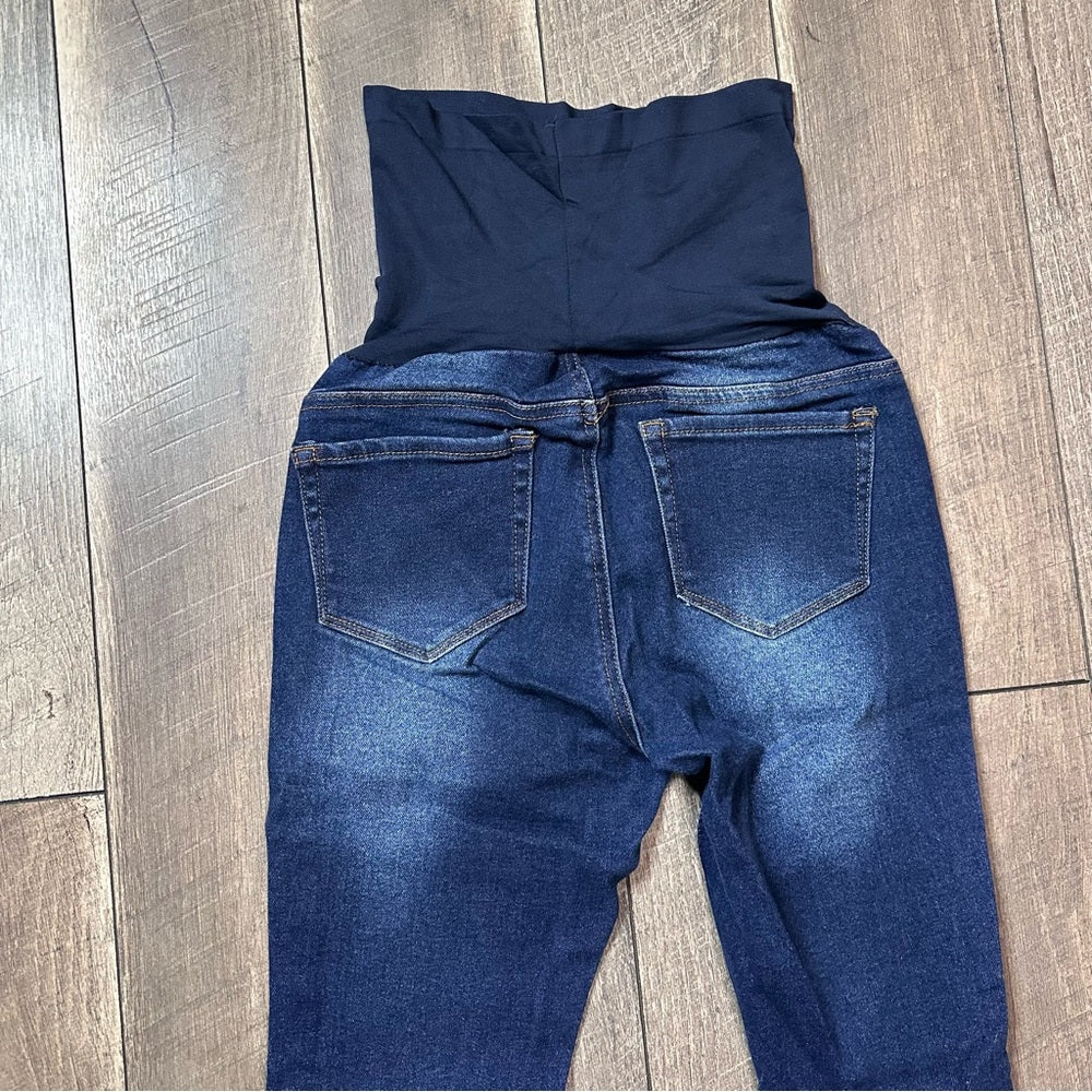 Blue Savvy Maternity Skinny Jeans