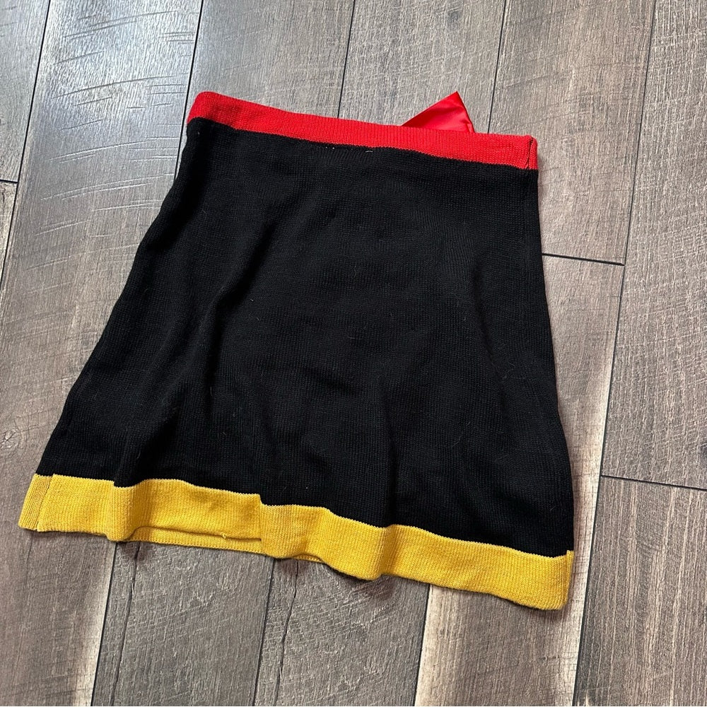 Planet Gold Christmas Skirt