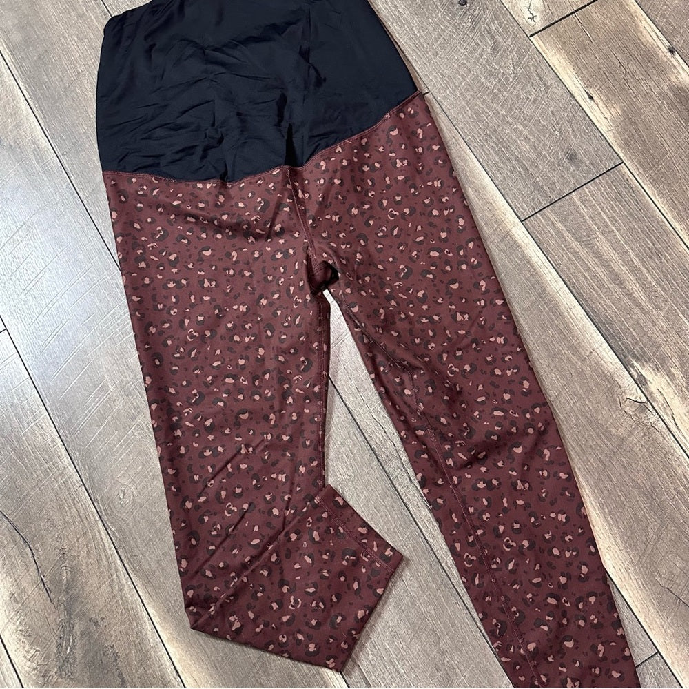 Isabel Maternity Leopard Leggings