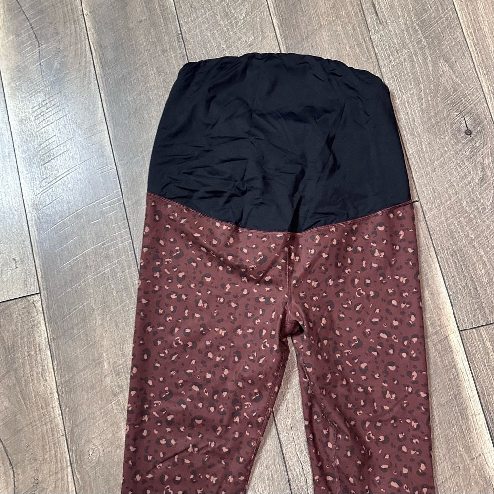 Isabel Maternity Leopard Leggings
