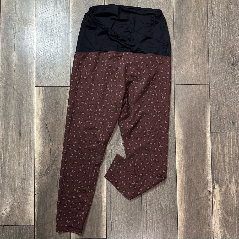 Isabel Maternity Leopard Leggings