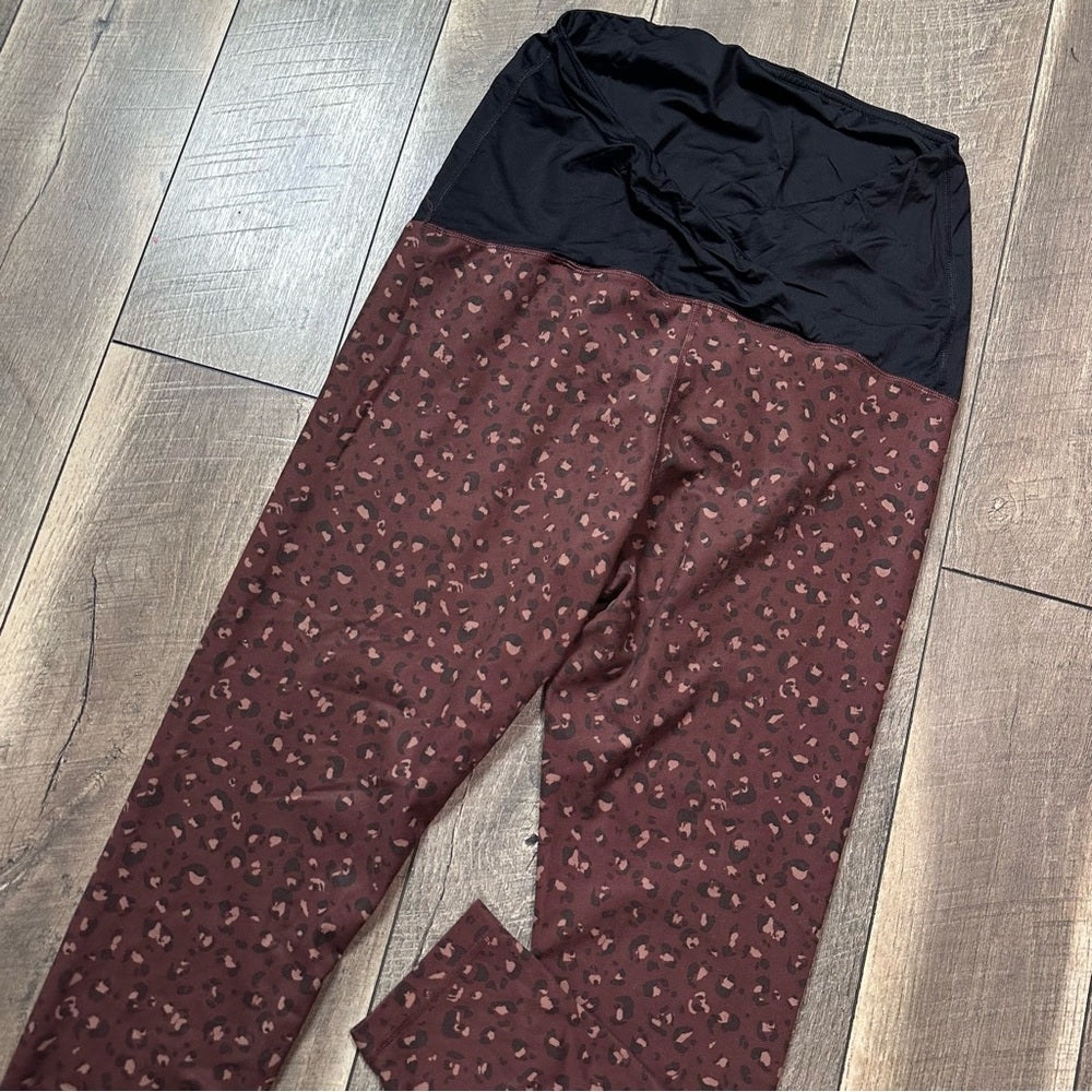 Isabel Maternity Leopard Leggings