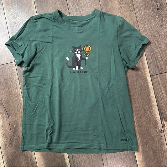 Life is Good Cat T-Shirt