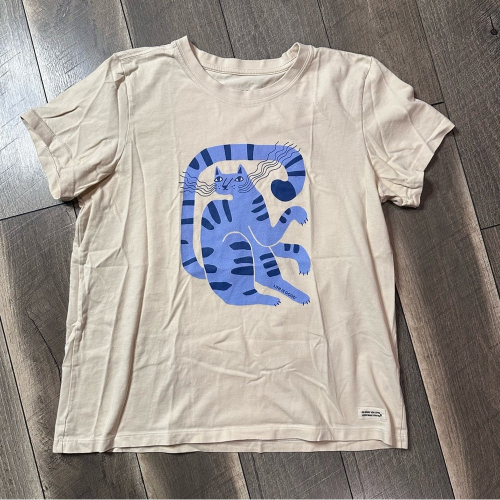 Life is Good Cat T-Shirt