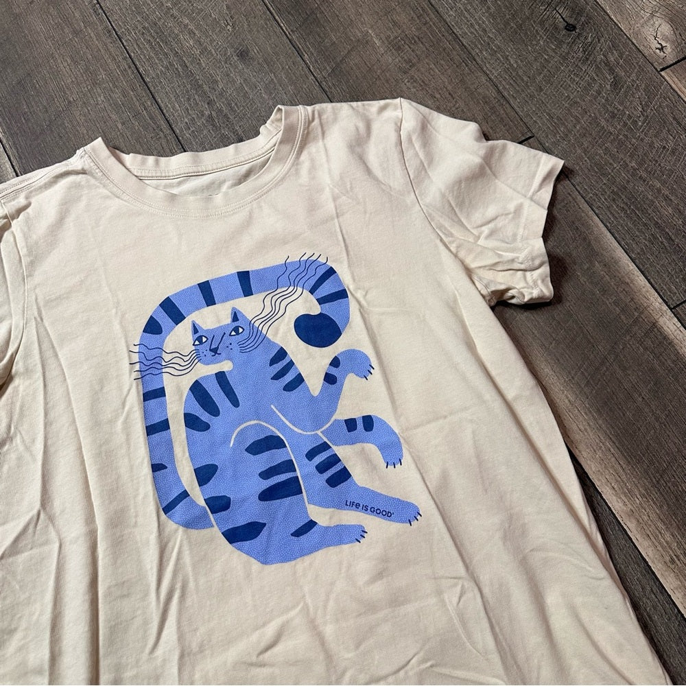 Life is Good Cat T-Shirt