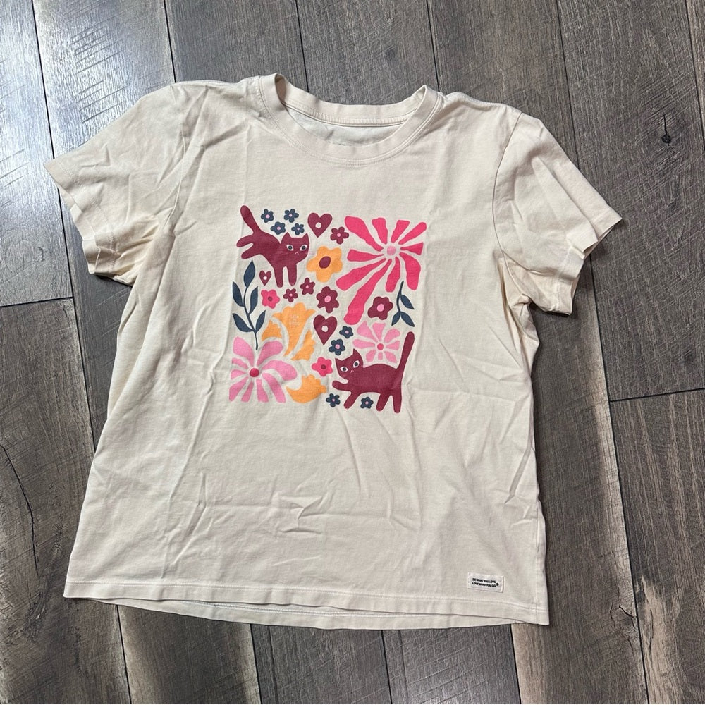 Life is Good Cat T-Shirt