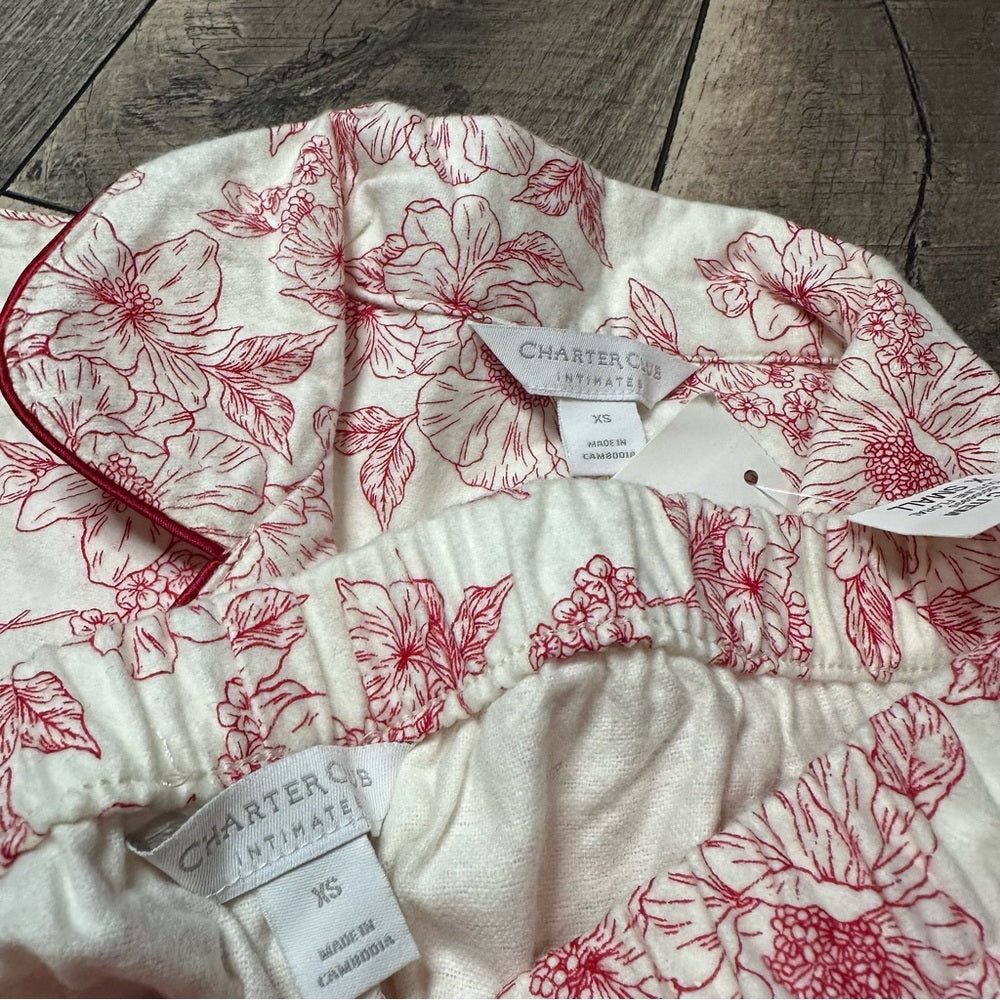 Charter Club Flannel Pajama Set
