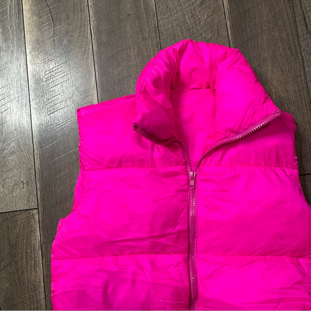 Unbranded Hot Pink Puffer Vest
