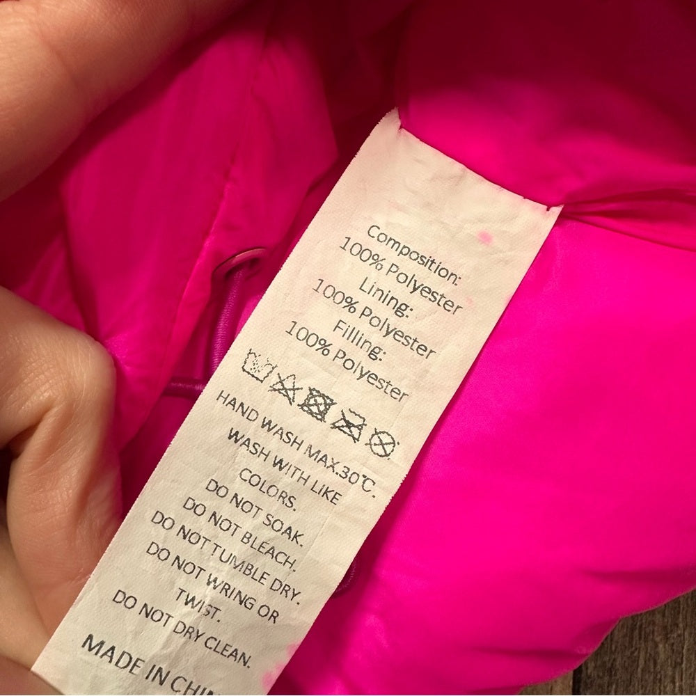 Unbranded Hot Pink Puffer Vest