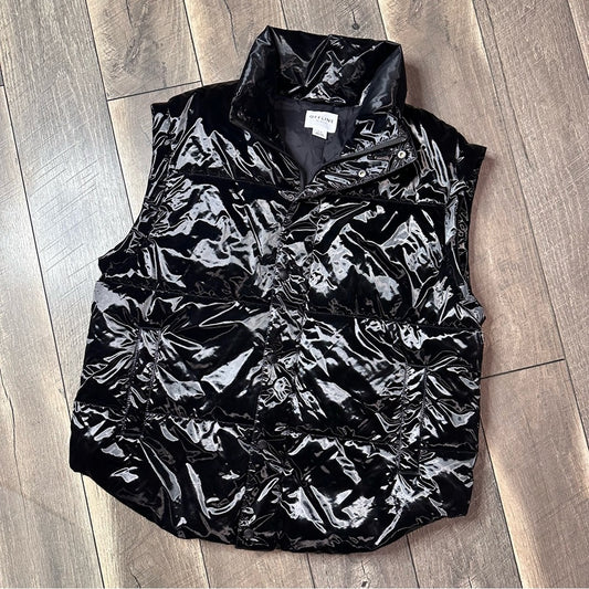 Aerie Offline Black Puffer Vest