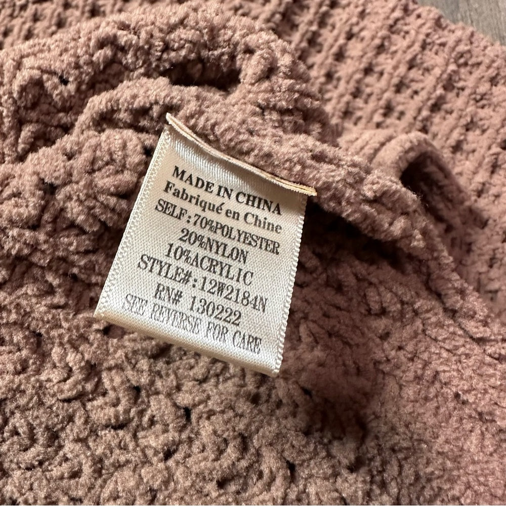 New In Chunky Crop Knit Sweater